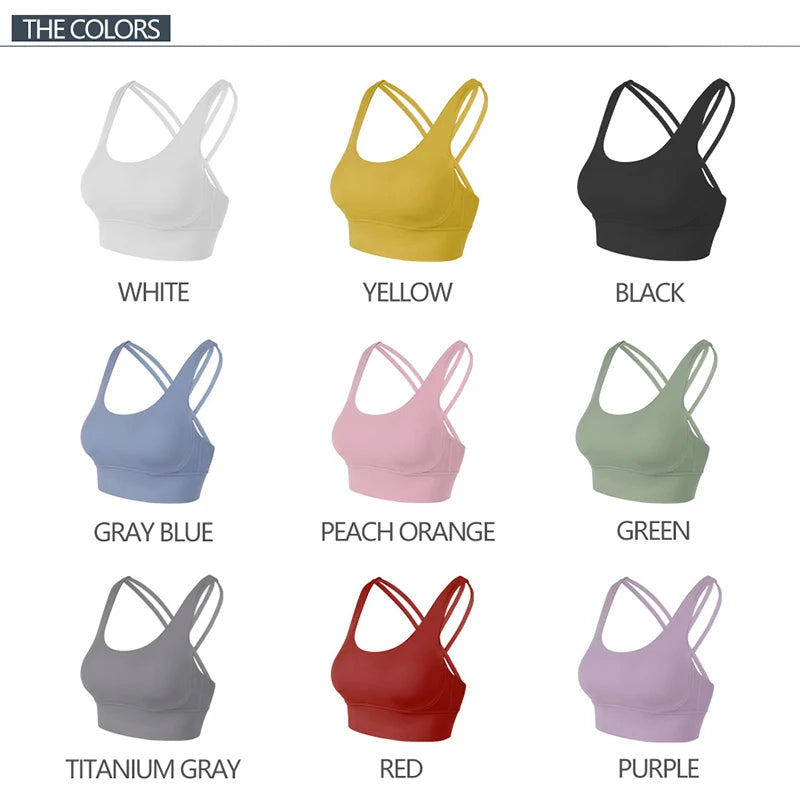 Nylon Breathable Top Sports Bra