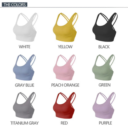 Nylon Breathable Top Sports Bra