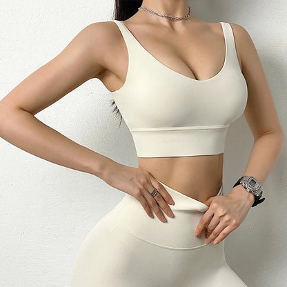 Nylon Tracksuit Sports Suit Bra Leggings Lounge Wear Crop Top