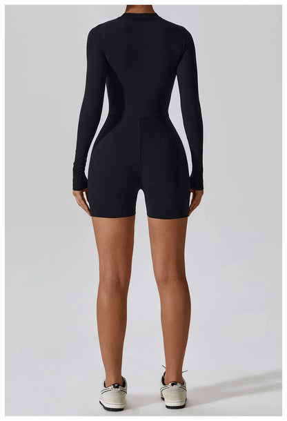 Long Sleeve Yoga Stretch Bodysuit