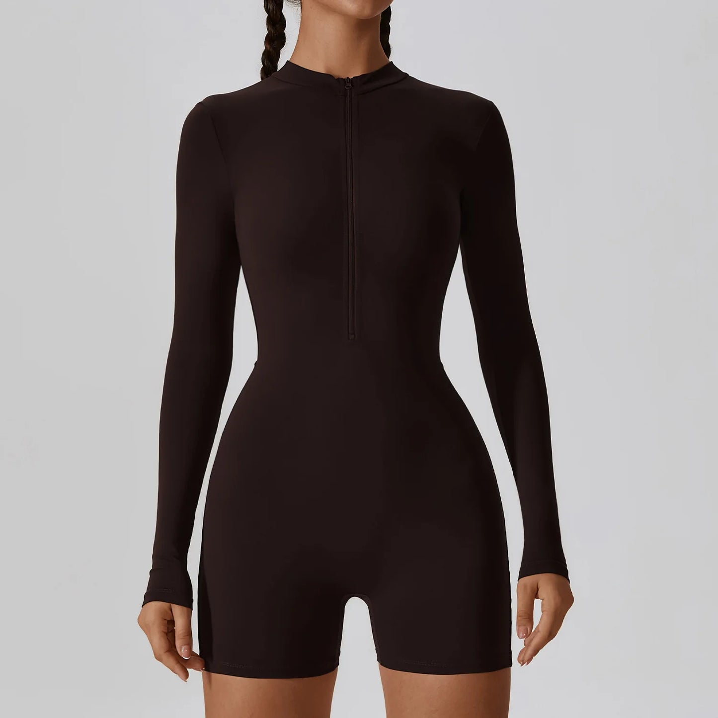 Long Sleeve Yoga Stretch Bodysuit