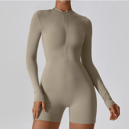 Long Sleeve Yoga Stretch Bodysuit