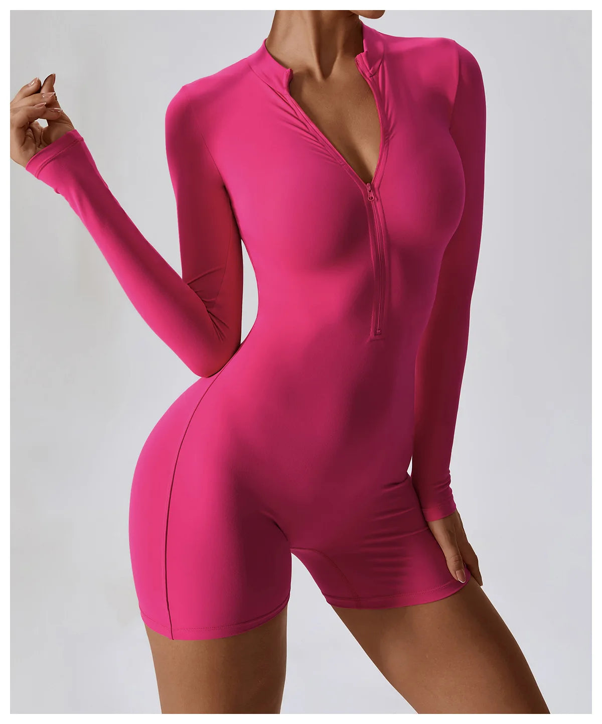 Long Sleeve Yoga Stretch Bodysuit