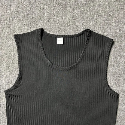 Solid Knit Sport T-shirt Tank Top