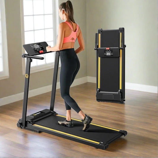 UREVO Folding Compact Treadmill