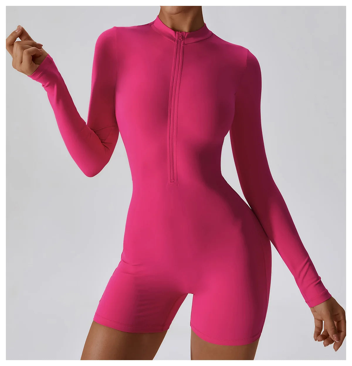 Long Sleeve Yoga Stretch Bodysuit