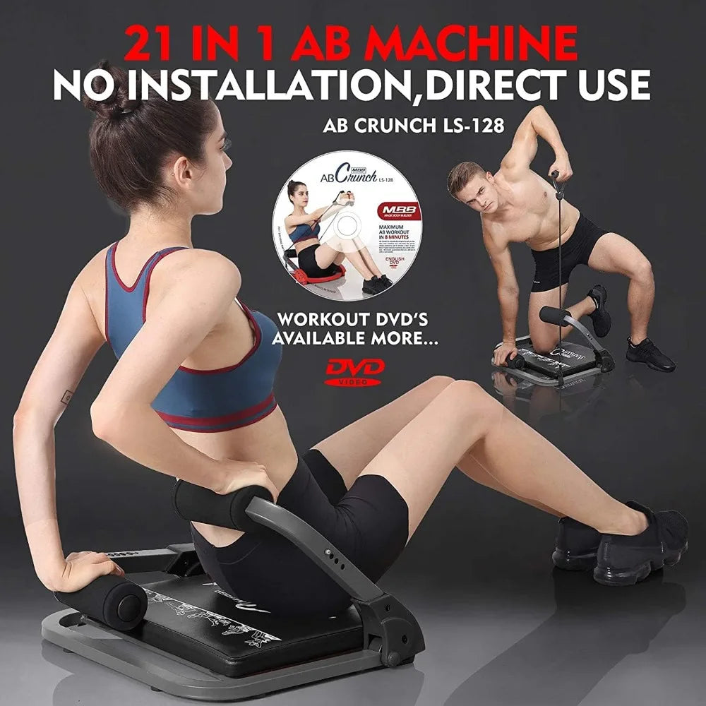 Ab Crunch Automatic Rebound Abdominal Machine