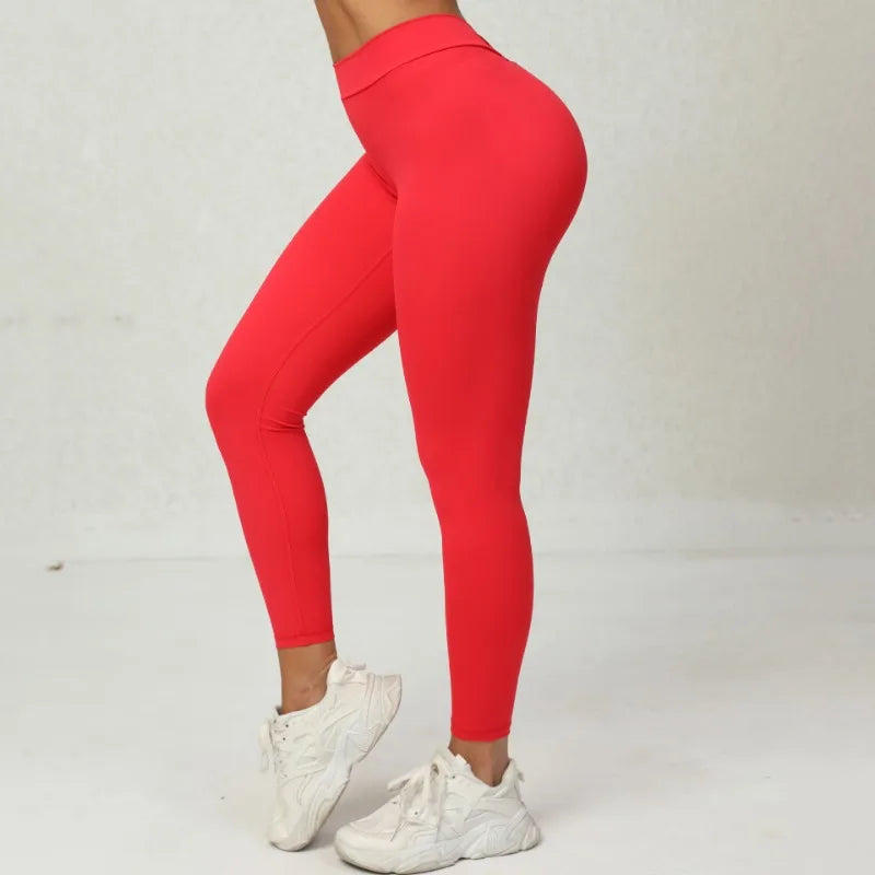 Alluring Scrunch Leggings Back V-Waist Butt Lift Pants