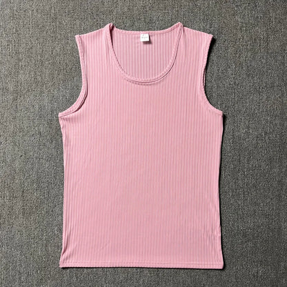 Solid Knit Sport T-shirt Tank Top