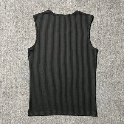 Solid Knit Sport T-shirt Tank Top