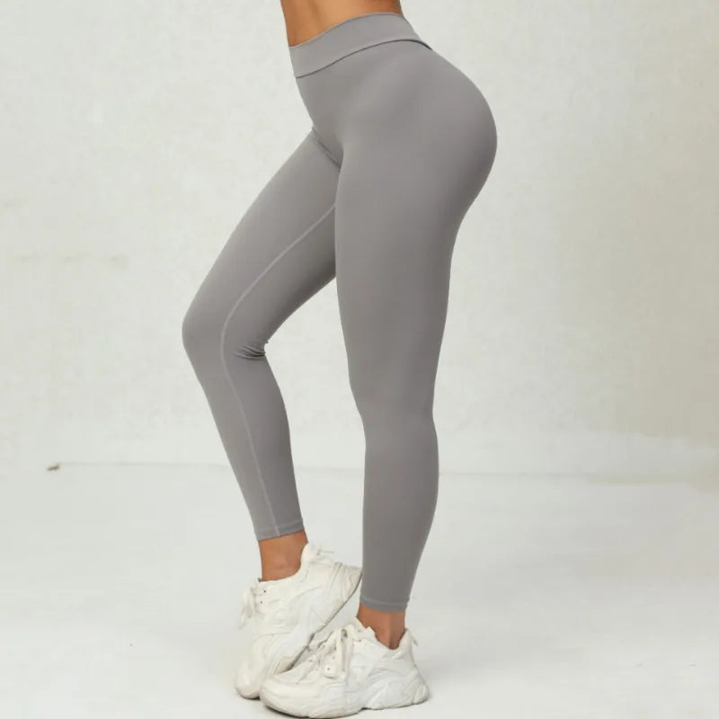 Alluring Scrunch Leggings Back V-Waist Butt Lift Pants