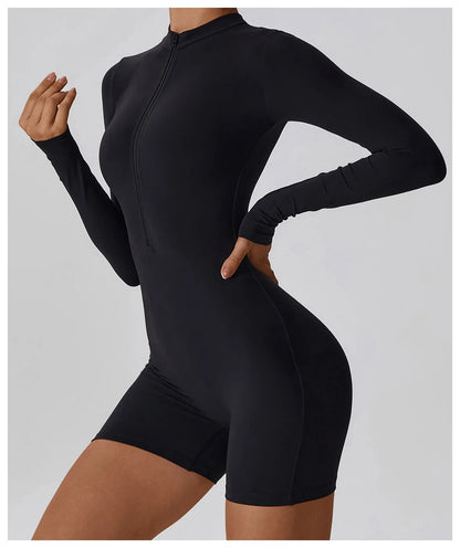 Long Sleeve Yoga Stretch Bodysuit