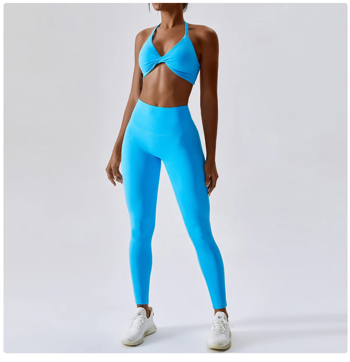 2PCS Tracksuit Seamless High Waist Leggings