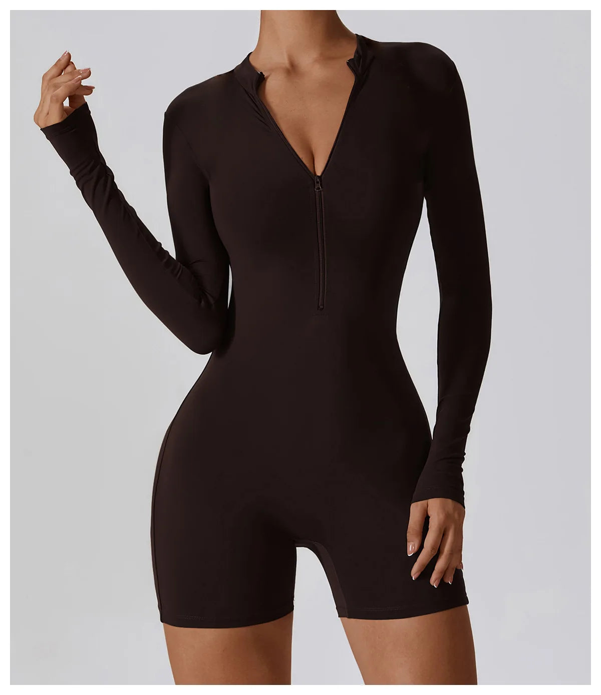 Long Sleeve Yoga Stretch Bodysuit