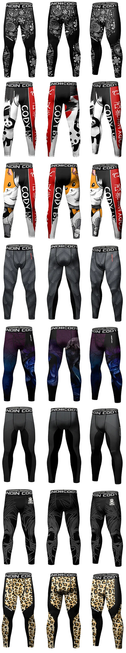 Compression Trousers Sports Tights