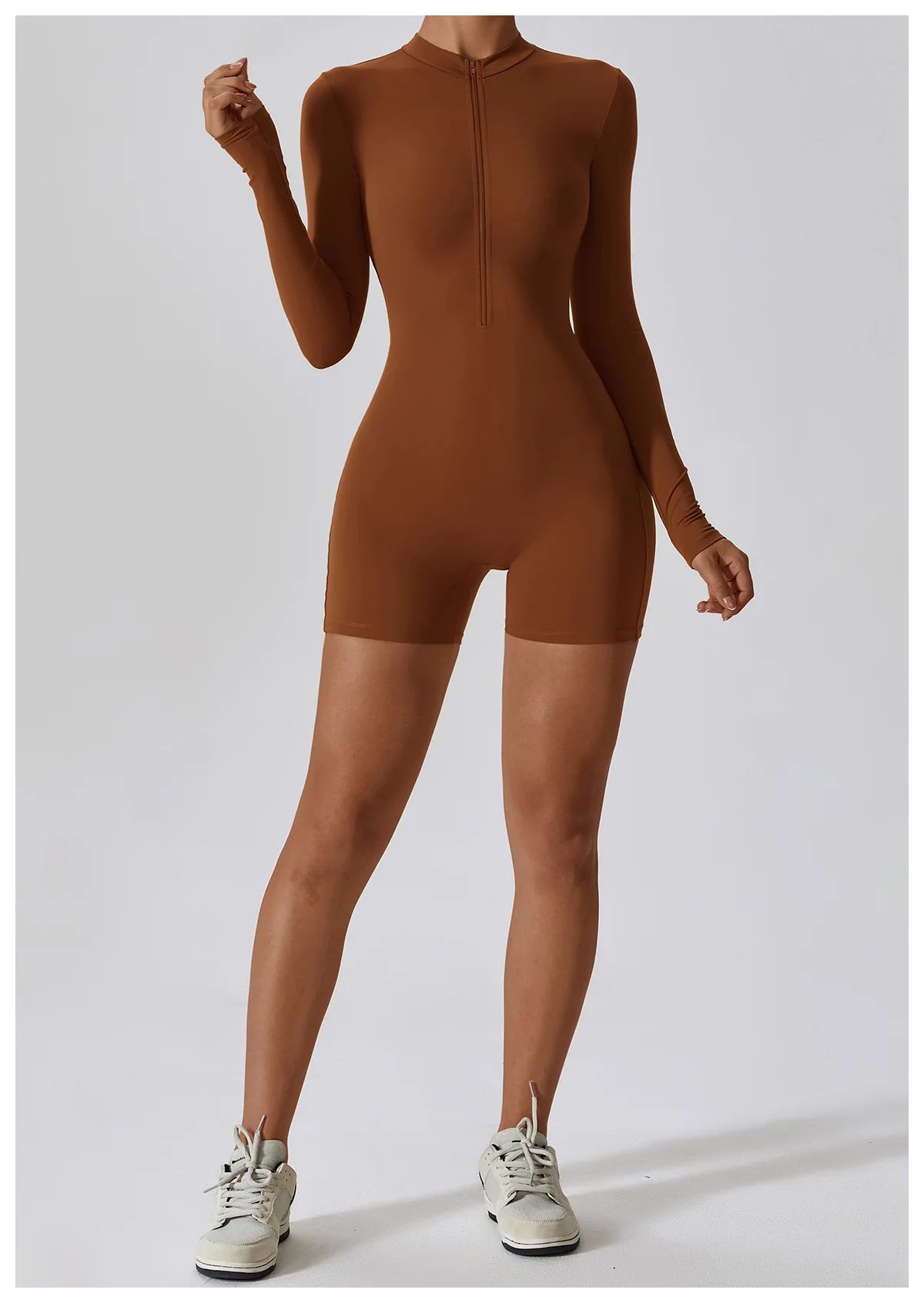 Long Sleeve Yoga Stretch Bodysuit