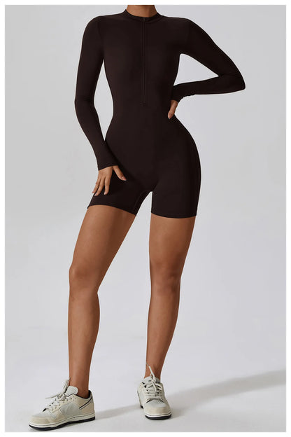 Long Sleeve Yoga Stretch Bodysuit